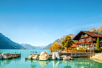 Fototapeta premium Hafen, Brienz, Schweiz 