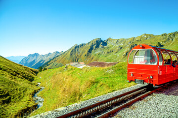 Obraz na płótnie Canvas Brienz Rothornbahn, Schweiz 