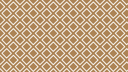Brown checkered seamless geometric pattern