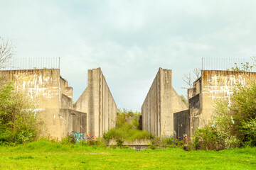 Schleuse Wüsteneutzsch, Leuna, Deutschland 