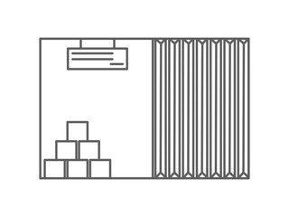 delivery service art icon