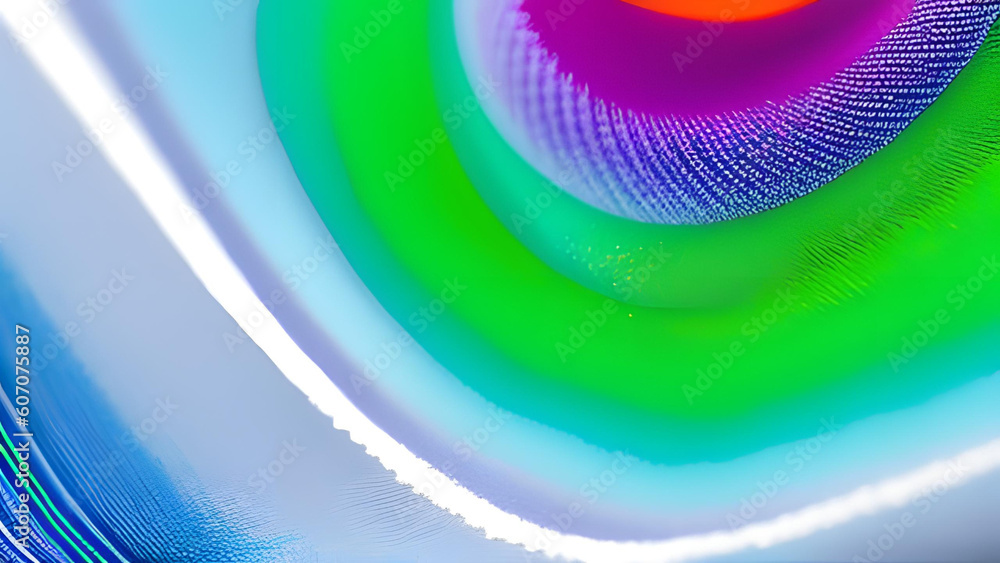 Aufkleber a colorful abstract design with bold patterns and shapes, generative ai