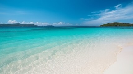 Fototapeta na wymiar Beautiful vacation island Generative AI