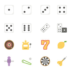 gaming and entertainment set icons