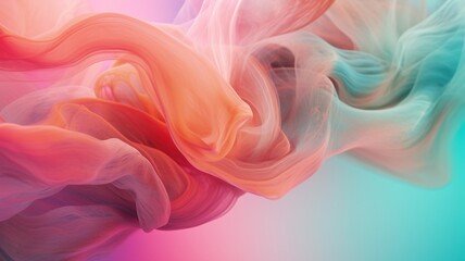 Fototapeta premium Colorful smoke background Generative AI