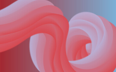 abstract pink background with wave