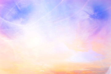 Naklejka na ściany i meble watercolor gradient pastel background clouds abstract, wallpaper heaven