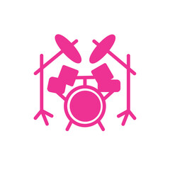 Beat Drum Drumset Solid Icon