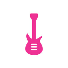 Guitar Music Rock Solid Icon