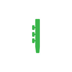 Music Flute Beat Solid Icon