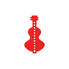 Dulcimer Music String Solid Icon