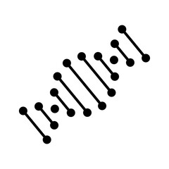 Molecule icon vector. Chemistry illustration sign. Molecule symbol or logo.
