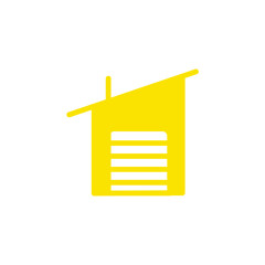 Fabric Warehouse Delivery Solid Icon