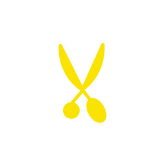 Sew Tailor Shears Solid Icon