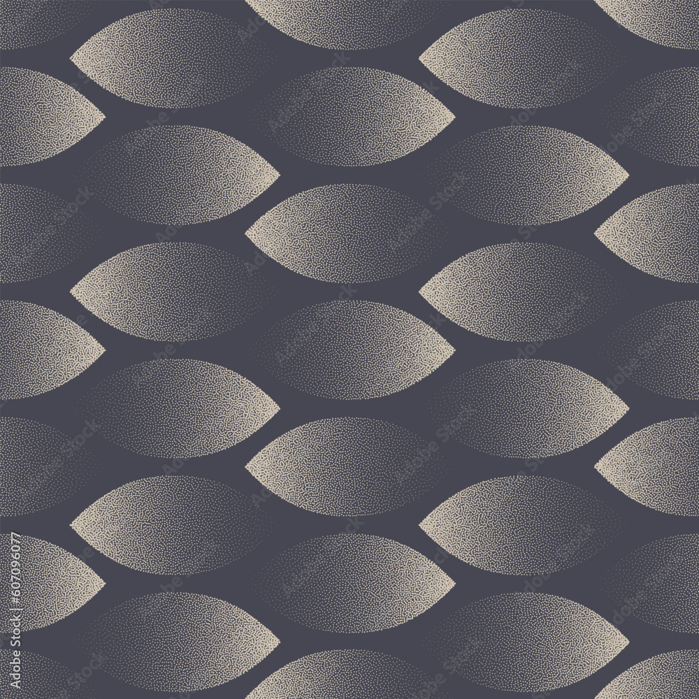 Poster modern boho style seamless pattern vector dot work aesthetic abstract background. cozy textile desig