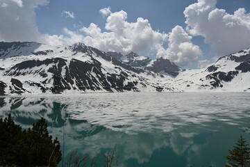 lake in austrian alps