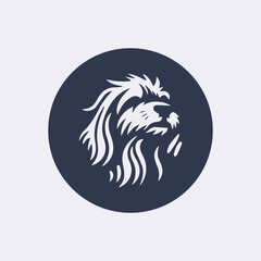 Cute Dog face vector icon