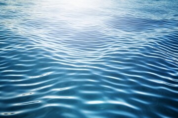 Naklejka premium Ripples in water Generative AI