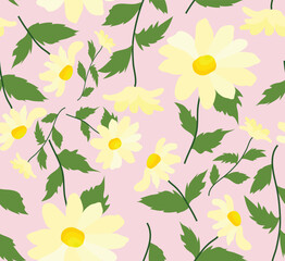 Flower seamless pattern