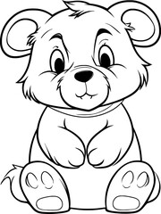 Obraz premium Bear Icon Illustration