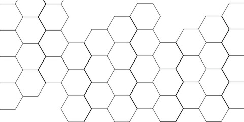 Abstract background with lines. Modern simple style hexagonal graphic concept. Background with hexagons