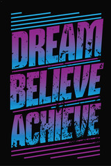 Always keep your mind on the goal. typography t shirt design.