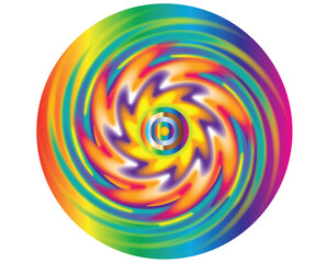Fototapeta na wymiar colorful spiral vector background