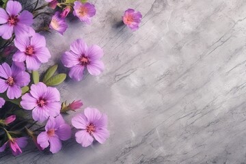 Obraz na płótnie Canvas Purple flowers, generative ai