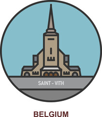 Saint-Vith. Cities and towns in Belgium