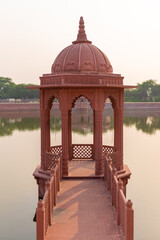 sacred place on govardhan hill in india, place of pilgrimage, shrine of believers, lake narada kunda