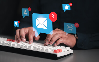 social network, social media, information, website, media, typing, diagnosis, alert, keyboard,...