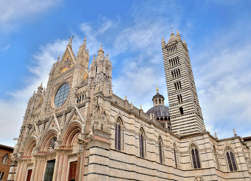 duomo di siena , cathedral of siene in Italy,