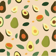 cute simple avocado pattern, cartoon, minimal, decorate blankets, carpets, for kids, theme print design
