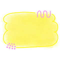 Cute chat boxes pastel color 