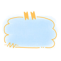 Cute chat boxes pastel color 