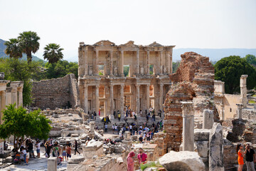 ruins of ancient library of Ephesus