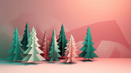 Podium for product advertisement or restaurant menus with beautiful background  Generative AI