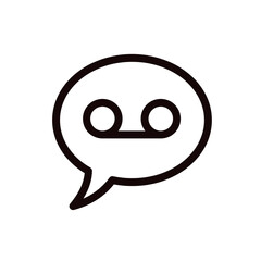 voice mail - vector icon