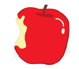 red apple