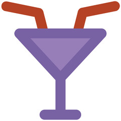 Coffee mug bold line icon design 