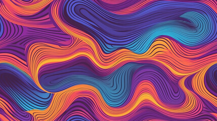 Fototapeta premium Psychic Waves Texture