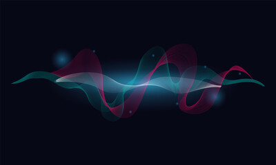 Colorful equalizer wave wallpaper design background