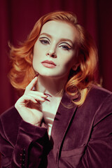 stunning elegant woman