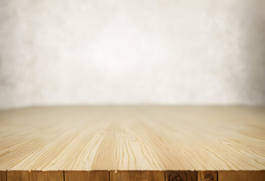 Wood table top texture shabby background Patterned surface In the kitchen room interior , can be used for display or montage anything your products. Generative AI, illustration