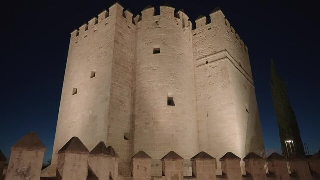 Torre de la Calahorra tower - fortified gate in the historic centre of C&oacute;rdoba, Spain. The edifice is of Islamic origin.