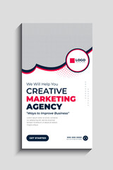 Digital Marketing Agency Facebook and Instagram story template