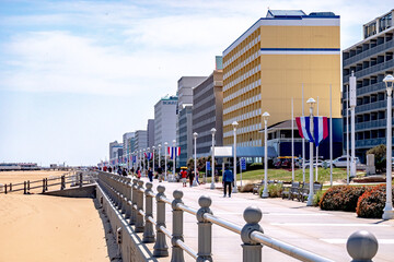 scenes at virginia beach virginia during day