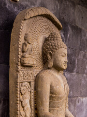 Fototapeta na wymiar Mendut Buddhist Monastery, Borobodur, Indonesia