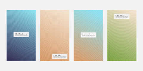 Color background banner vector design template