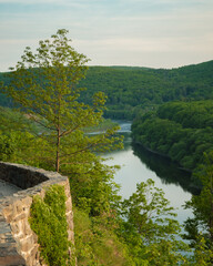 View of the Delaware River from Hawks Nest, New York